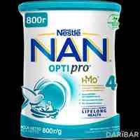 NAN OptiPro 4 смесь сухая молочная с 18 месяцев 800 г