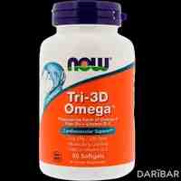 NOW TRI-3D Omega капсулы №90 