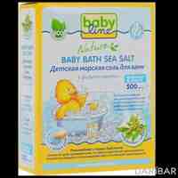 Babyline Nature морская соль для ванн с чередой 500 г