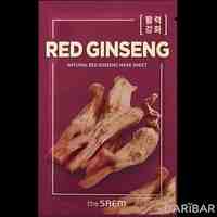 Mask Red Ginseng тканевая тканевая маска с экстрактом красного женьшеня 