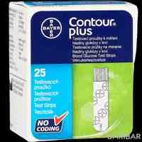 Тест-полоски для глюкометра Contour Plus №25