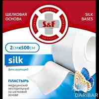 Пластырь на шелковой основе S&F Silk 2 см х 500 см