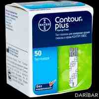 Тест-полоски для глюкометра Contour Plus №50