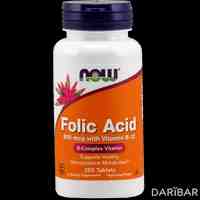 NOW Folic Acid таблетки 800 мкг №250