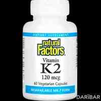 Natural Factors Vitamin K2 100 мкг капсулы №60