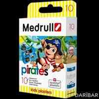 Medrull Kids Pirates пластырь детский 19 мм х 72 мм №10