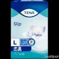 TENA Slip Plus Large подгузники для взрослых L №10	