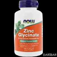 NOW Zinc Glycinate капсулы 30 мг №120