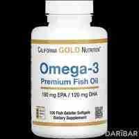 California Gold Nutrition омега-3 капсулы 180 мг/120 мг №100