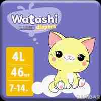 WATASHI diapers Подгузники 4/L 7-14 кг №46