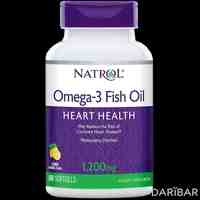 Natrol Omega-3 Fish Oil капсулы со вкусом лимона 1200 мг №100