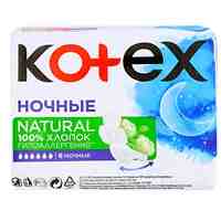 Kotex Natural прокладки 6 капель №6