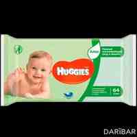 Huggies Ultra Comfort влажные салфетки с Алоэ №64