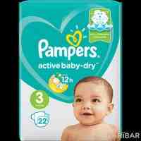 Pampers Active Baby-Dry подгузники размер 3 6-10 кг №22