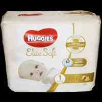 Huggies Elite Soft размер 1 подгузники для новорожденных 3-5 кг №25