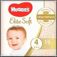 Huggies Elite Soft подгузники размер 4 8-14 кг №19