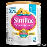 Similac Гипоаллергенный 1 смесь сухая молочная с 0-6 месяцев 375 г