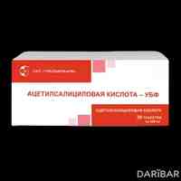 Ацетилсалициловая кислота-УБФ таблетки 500 мг №20