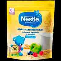 Каша Nestle Мультизлаковая с яблоком черникой и малиной с 6 месяцев 220 г