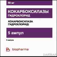 Кокарбоксилазы гидрохлорид ампулы 50 мг/2 мл №5