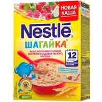 Nestle каша молочная мультизлаковая земляника, яблоко, малина с 6 месяцев 200 г