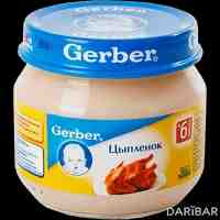 Gerber пюре цыпленок с 6 месяцев 80 г