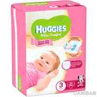 Huggies Ultra Comfort размер 3 подгузники для девочек 5-9 кг №21