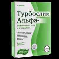 Турбослим альфа-липоевая кислота и L-карнитин таблетки №60