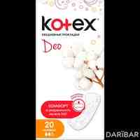 Kotex Deo Normal прокладки ежедневные №20