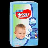 Huggies Ultra Comfort подгузники для мальчиков размер 4 8-14 кг №19