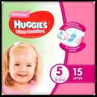 Huggies Ultra Comfort подгузники 5 для девочек (12-22) №15