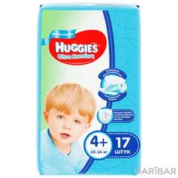 Huggies Ultra Comfort Подгузники Для Мальчиков 4+ (10-16 Кг) №17 в Караганде | Kimberly-Clark