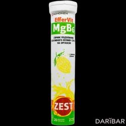 Zest EfferVit MgB6 Таблетки Шипучие №20 в Караганде | Delta Medical Promotions AG