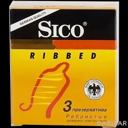 Sico Ribbed Презервативы Ребристые №3 в Шымкенте | CPR Produktions- und Vertriebs GmbH