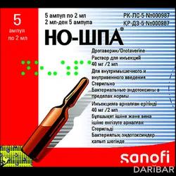 Но-Шпа Ампулы 40 Мг 2 Мл №5 в Алматы | ХИНОИН завод Фармацевтических и Химических Продуктов