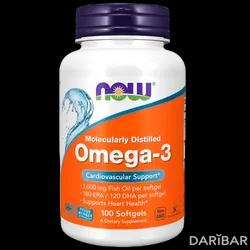 NOW Omega-3 Капсулы 1000 Мг №100 в Караганде | NOW FOODS 