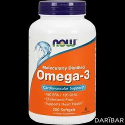 NOW Omega-3 Капсулы №200 в Алматы | NOW FOODS