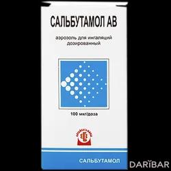 Сальбутамол АВ Аэрозоль 100 Мкг/доза 200 Доз в Караганде | ЗАО Алтайвитамины	