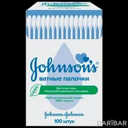 Johnson's Baby Ватные Палочки №100 в Алматы | Джонсон и Джонсон