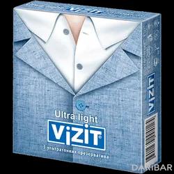 Vizit Ultra Light Презервативы Ультратонкие №3 в Караганде | Condomi Erfurt Productions Gmb