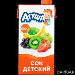 Агуша Сок Яблоко Банан Клубника Арония Киви С Мякотью С 3 Лет 500 Мл в Алматы | Вимм- Билль-Данн