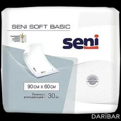 Seni Soft Basic Пеленки 90 X 60 См 2 Капли №30 в Астане | Турунский з-д перевяз мат-лов