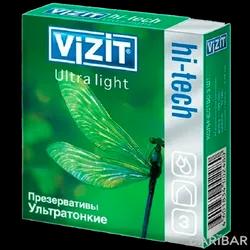 Vizit Hi-tech Ultra Light Презервативы Ультратонкие №3 в Караганде | Richter Rubber Technology Sdn. Bhd.,