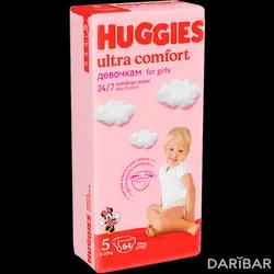 Huggies Ultra Comfort Подгузники Для Девочек 5 (12-22 Кг) №64 в Алматы | Kimberly-Clark