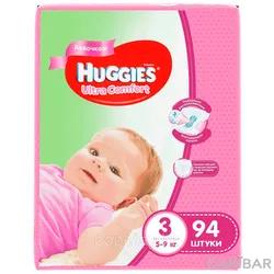 Huggies Ultra Comfort Подгузники Для Девочек 3 (5-9 Кг) №94 в Алматы | Kimberly Clark