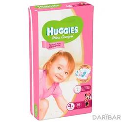 Huggies Ultra Comfort Подгузники 4+ Для Девочек (10-16 Кг) №68 в Астане | Kimberly Clark