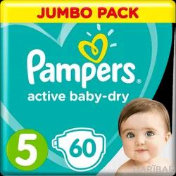 Pampers Active Baby Dry Подгузники 5 (11-15 Кг) №60 в Алматы | Procter & Gamble