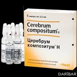 Церебрум Композитум Н Ампулы 2,2 Мл №5 в Алматы | Биологише Хайльмиттель Хеель ГмбХ