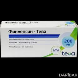 Финлепсин Тева Таблетки 200 Мг №50 в Шымкенте | Teva Operations Poland Sр.z.о.о.	