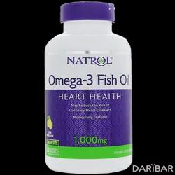 Natrol Omega-3 Fish Oil Капсулы Со Вкусом Лимона 1000 Мг №150 в Алматы | Natrol